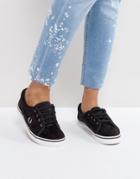 Fred Perry Aubyn Velour Sneaker - Black