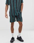 Brave Soul Two-piece Printed Shorts - Green