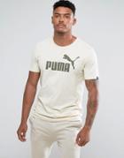 Puma Ess No.1 T-shirt In Beige 83824170 - Beige