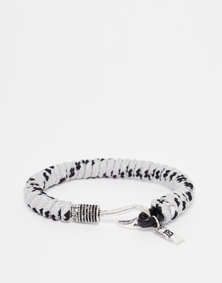 Icon Brand Disclaimer Hook Bracelet - Gray