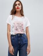 Tommy Jeans Floral Photoprint T-shirt - White