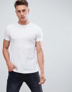 Jack & Jones Originals T-shirt With Fleck Cotton - White