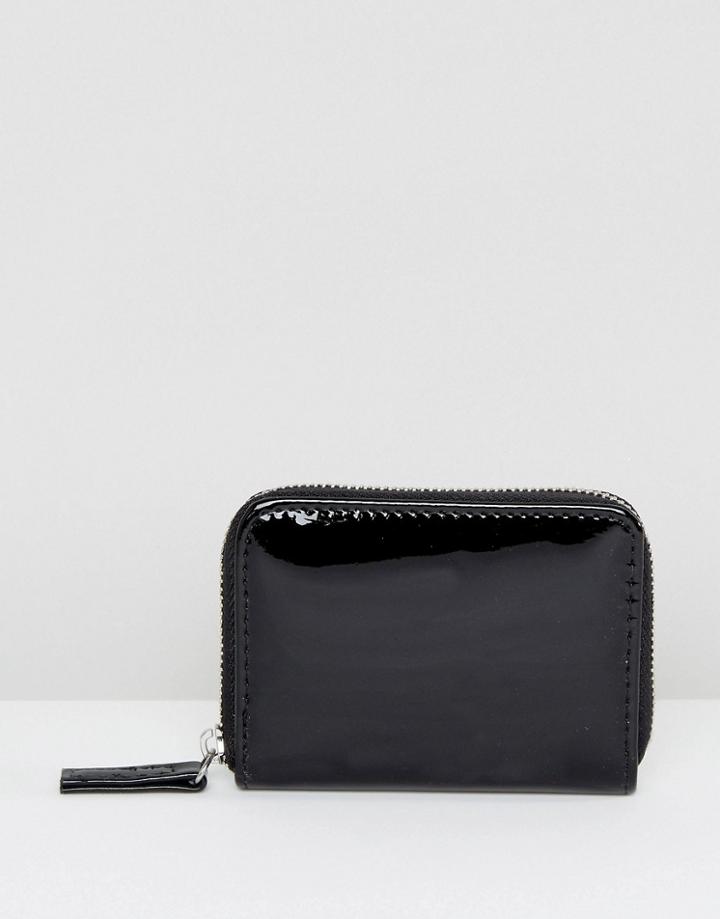 New Look Mini Patent Purse - Black