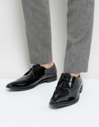 Frank Wright Derby Shoes In Patent Leather - Black