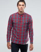 Wrangler Two Pocket Flap Shirt - Red