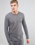 Diesel Long Sleeve Top In Regular Fit - Gray