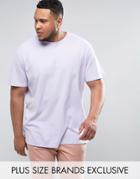 Puma Plus Waffle Oversized T-shirt In Purple Exclusive To Asos - Purple