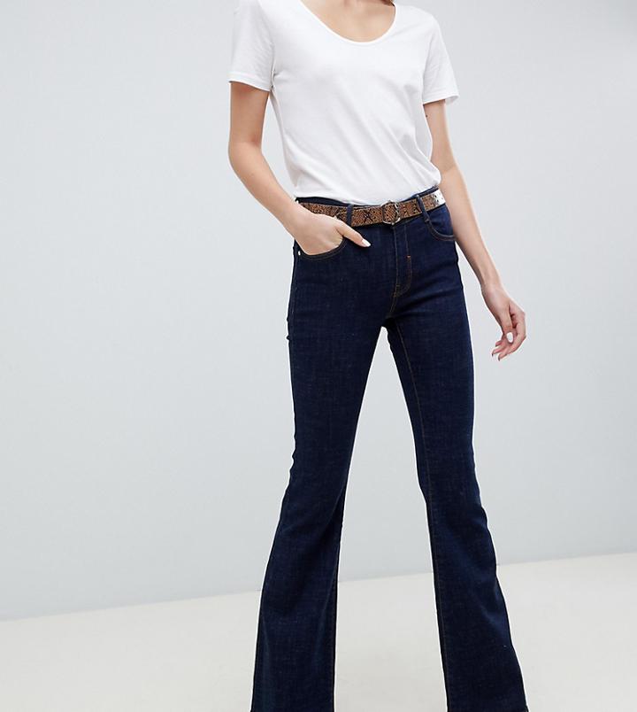 Mango Flared Jean-blue
