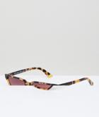 Vogue Cat Eye Sunglasses By Gigi Hadid In Tort & Pink Lens - Brown
