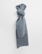 Boardmans Zola Sponge Knit Scarf In Gray-grey