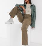 Collusion X014 Dad Jeans In Washed Brown