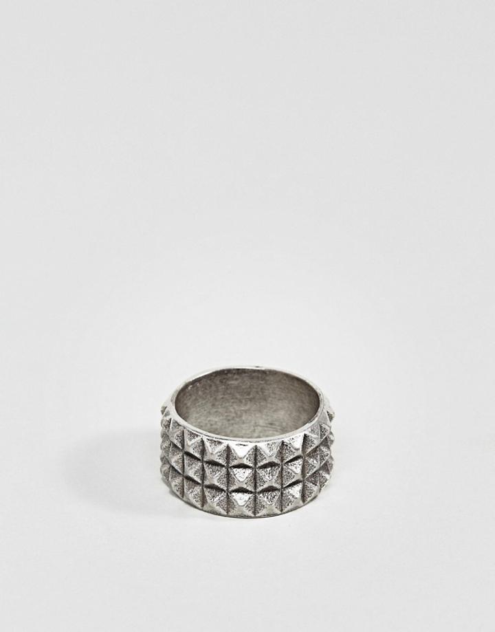 Steve Madden Studded Ring - Silver