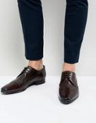 Ted Baker Hosei Leather Brogue Shoes In Brown - Brown