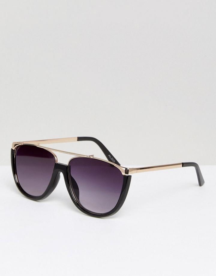 Aldo Migliuso Metal Sunglasses - Black