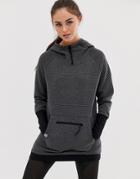Only Play Longline Hoodie - Gray