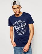 Jack & Jones T-shirt With Originals Print - Navy