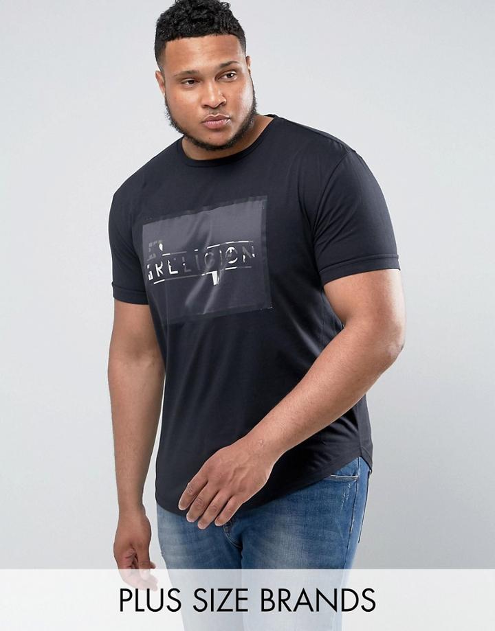 Religion Plus X Wretch 32 T-shirt With Graphic - Black