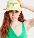 Collusion Branded Baseball Cap In Yellow