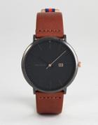 Tommy Hilfiger 1791461 Leather Watch In Brown 40mm - Brown