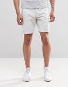 New Look Denim Shorts In Ecru - White
