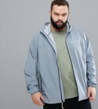 Columbia Plus Heather Canyon Water Resistant Hooded Jacket In Gray - Gray