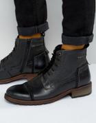 Rule London Lace Up Boots - Black