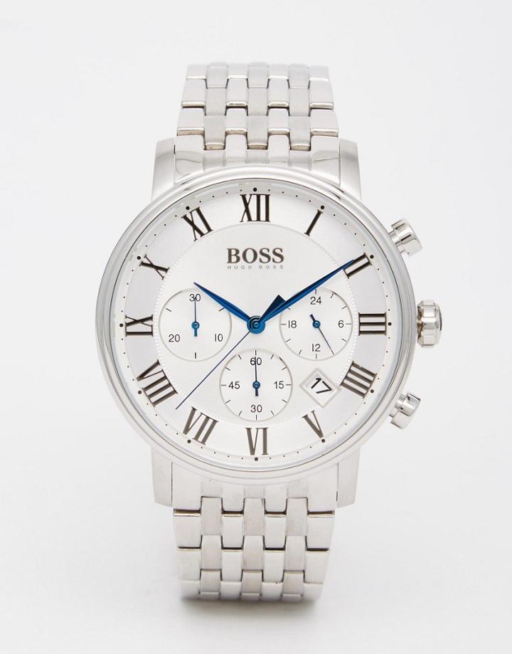 Hugo Boss Silver Chronograph Watch 1513322 - Silver