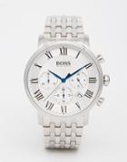 Hugo Boss Silver Chronograph Watch 1513322 - Silver