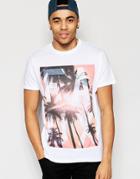 Friend Or Faux T-shirt Palm Logo - White