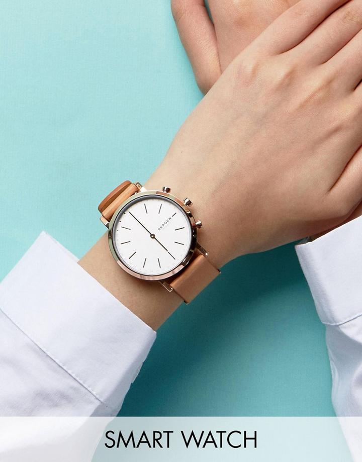 Skagen Tan Hald Smart Watch - Gold