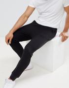 D-struct Pique Slim Fit Joggers - Black