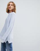 Vero Moda Two Tone Sweater - Purple