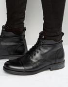 Aldo Niman Leather Laceup Boots - Black