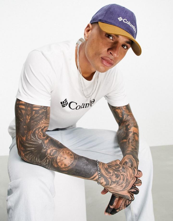 Columbia Lodge Back Ball Cap In Navy