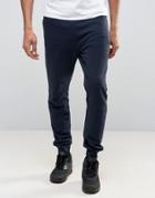 New Look Skinny Joggers With Zip Detail In Navy - Navy