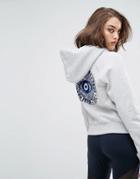 Gigi Hadid Graphic Crop Hoody - Gray
