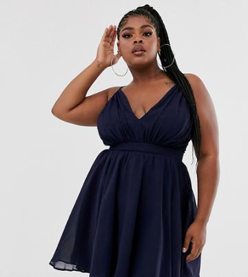Club L London Plus Tulle Skater Dress