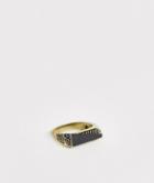 Reclaimed Vintage Inspired Branded Ring In Gold Exclusive To Asos