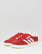 Adidas Originals Gazelle Super Sneakers In Red - Red