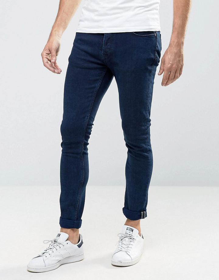Bethnals Pete Skinny Jean In Rich Indigo - Navy