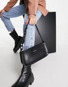 Claudia Canova Chain Strap 90s Shoulder Bag In Black