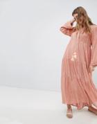 Sundress Sparkle Maxi Dress - Pink