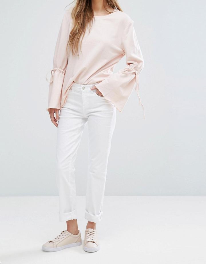 Vero Moda Mom Jeans - White