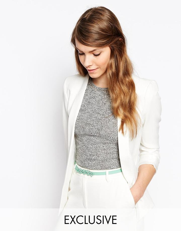 Johnny Loves Rosie Flora Belt - Mint Green