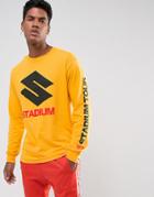 Justin Bieber Stadium Tour Long Sleeve T-shirt In Yellow - Yellow