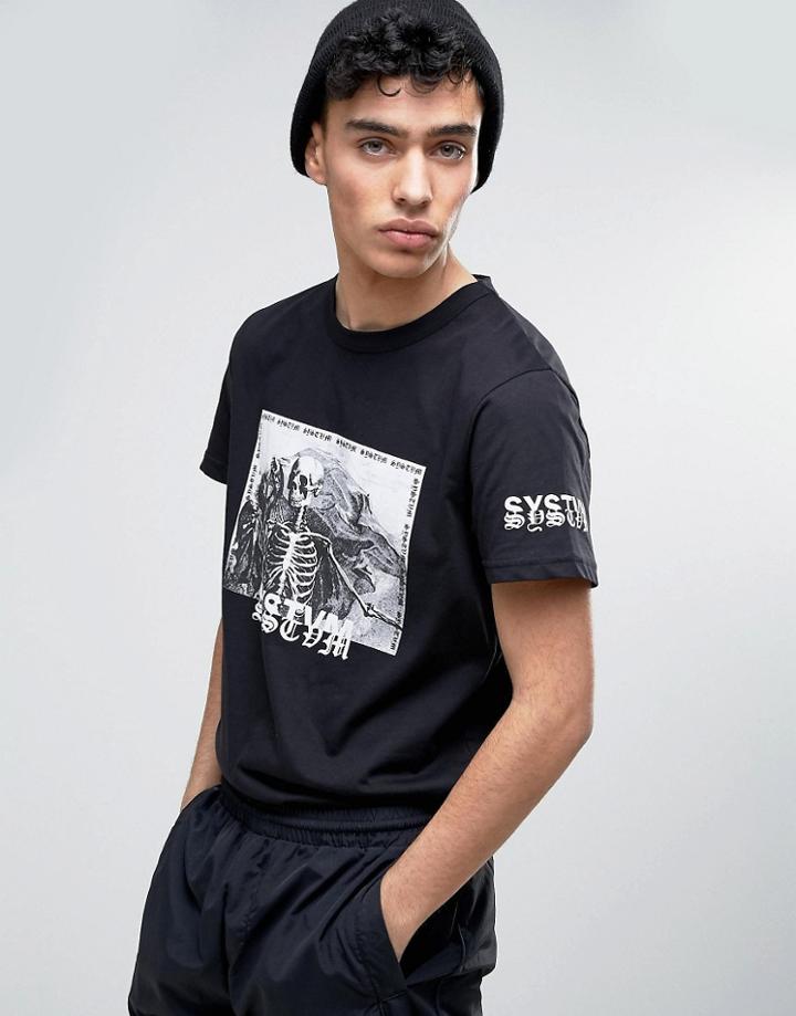Systvm Temptation Printed T-shirt - Black