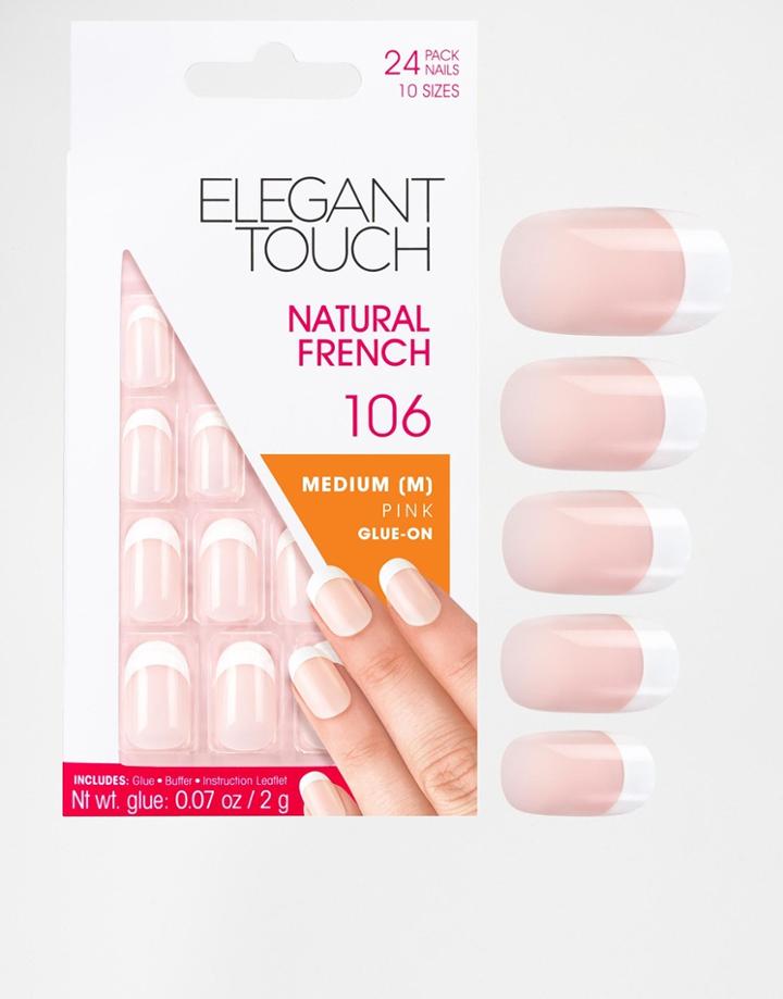Elegant Touch Natural French Oval Nail - French Oval