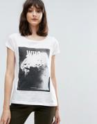 Jdy Shay Printed Who T-shirt - White
