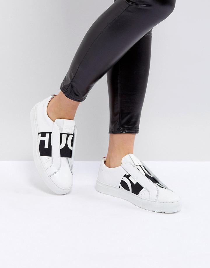 Hugo Logo Sneaker - White