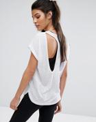 Only Play Open Back Tee - White